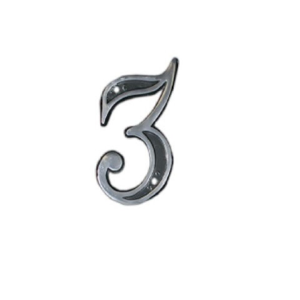 Numero-Residencial--3--Prata-Colonial-12cm-com-Parafusos---METALMIG