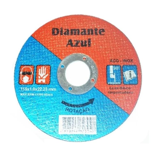 Disco-de-Corte-para-Inox-115x2223x1mm---DIAMANTE-AZUL Disco-de-Corte-para-Inox-115x2223x1mm---DIAMANTE-AZUL