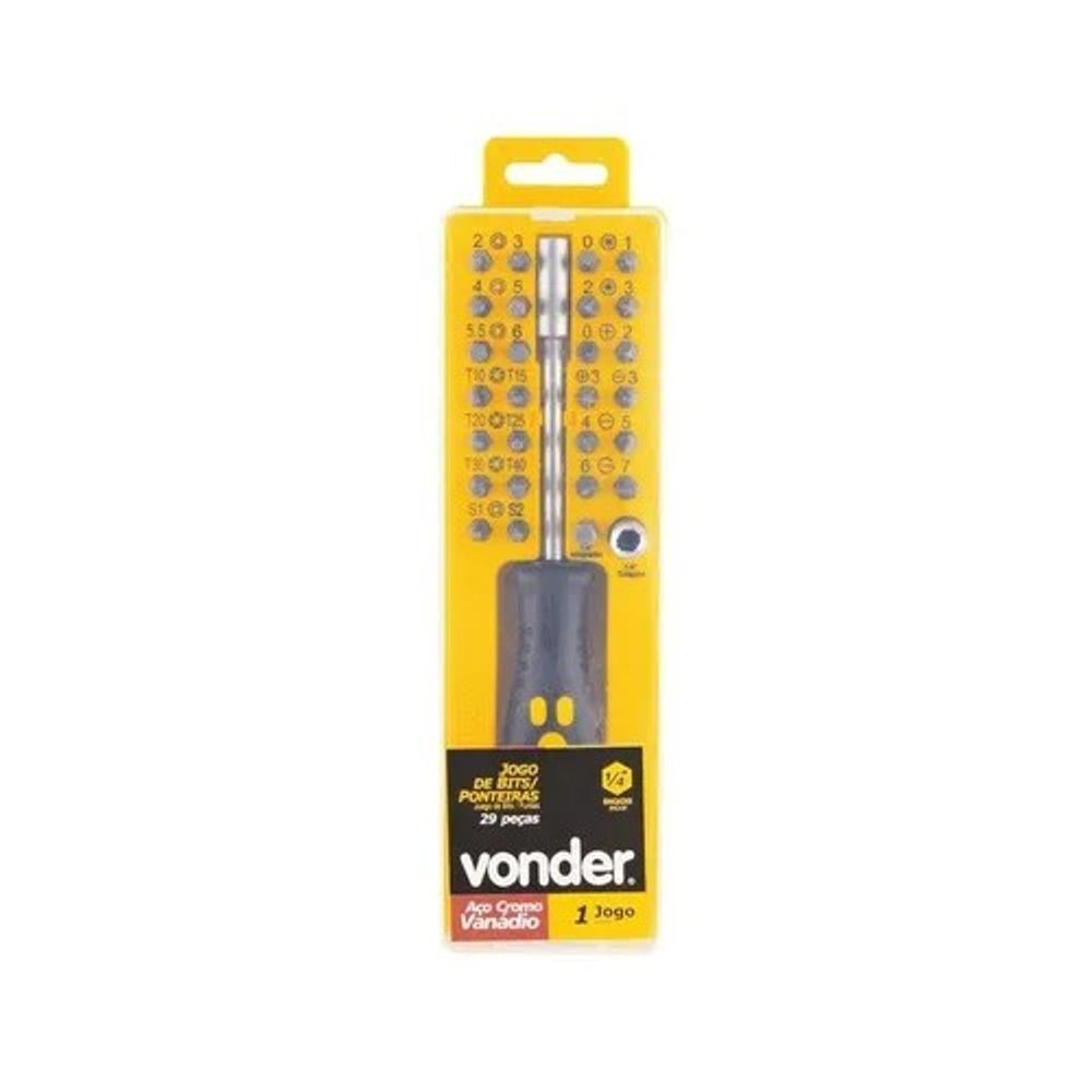 Jogo-de-Bits-Ponteiras-com-29-Pecas---VONDER