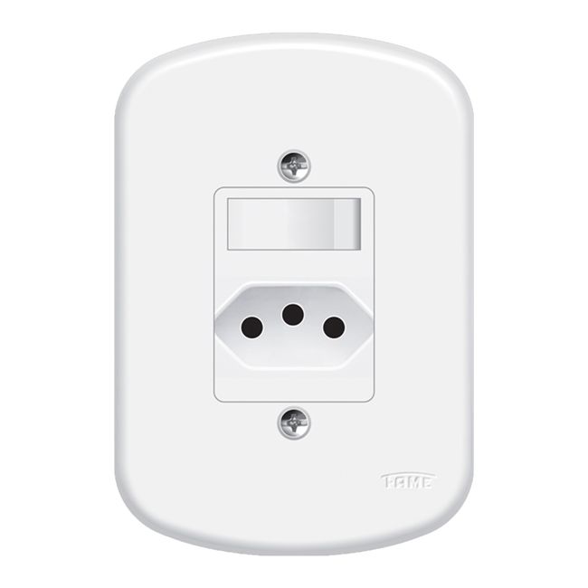 Conjunto-4x2-1-Interruptor-Simples---1-Tomada-2P-T-10A-250V-Blanc---FAME
