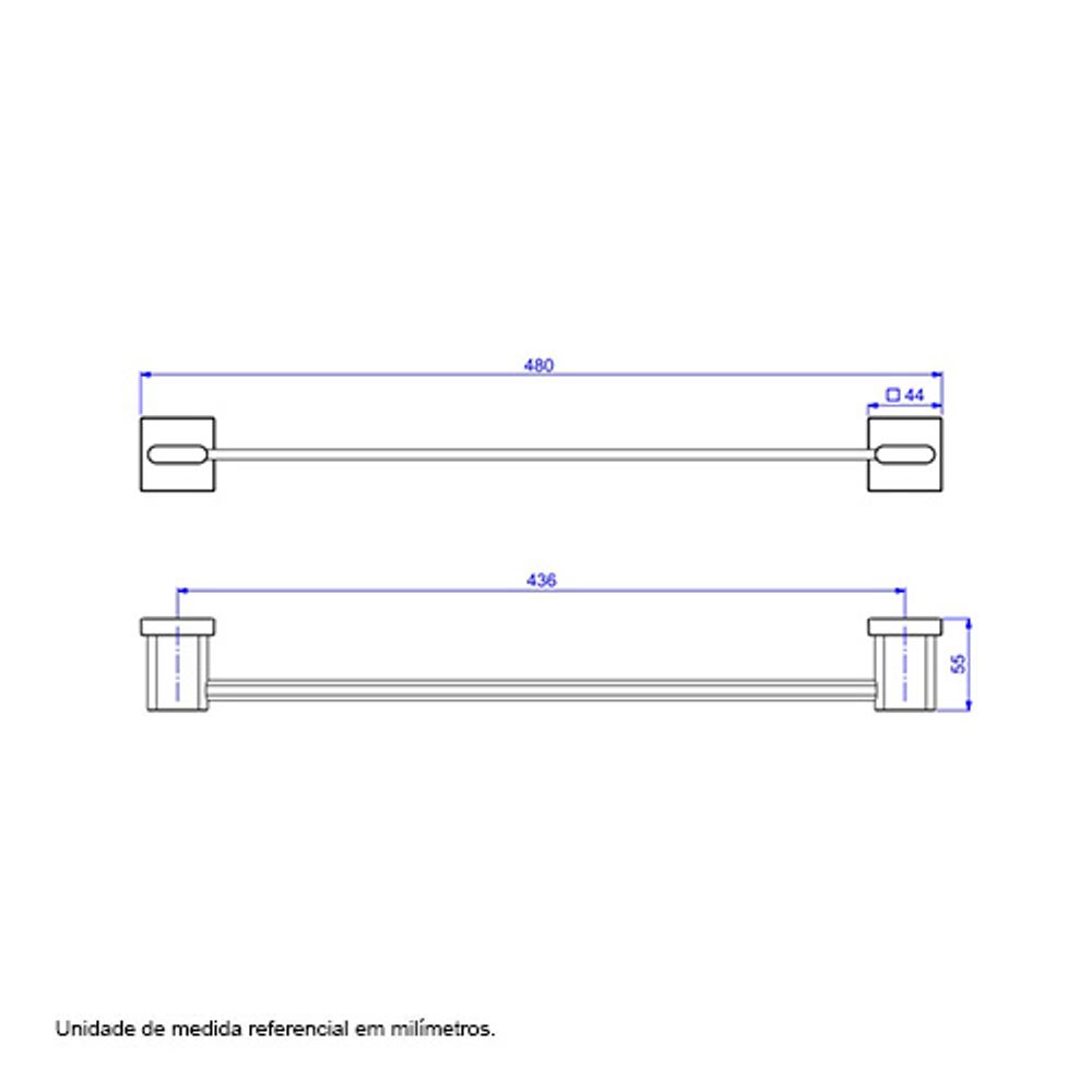 Porta-Toalha-Polo-Barra-40CM-Red-Gold---DECA