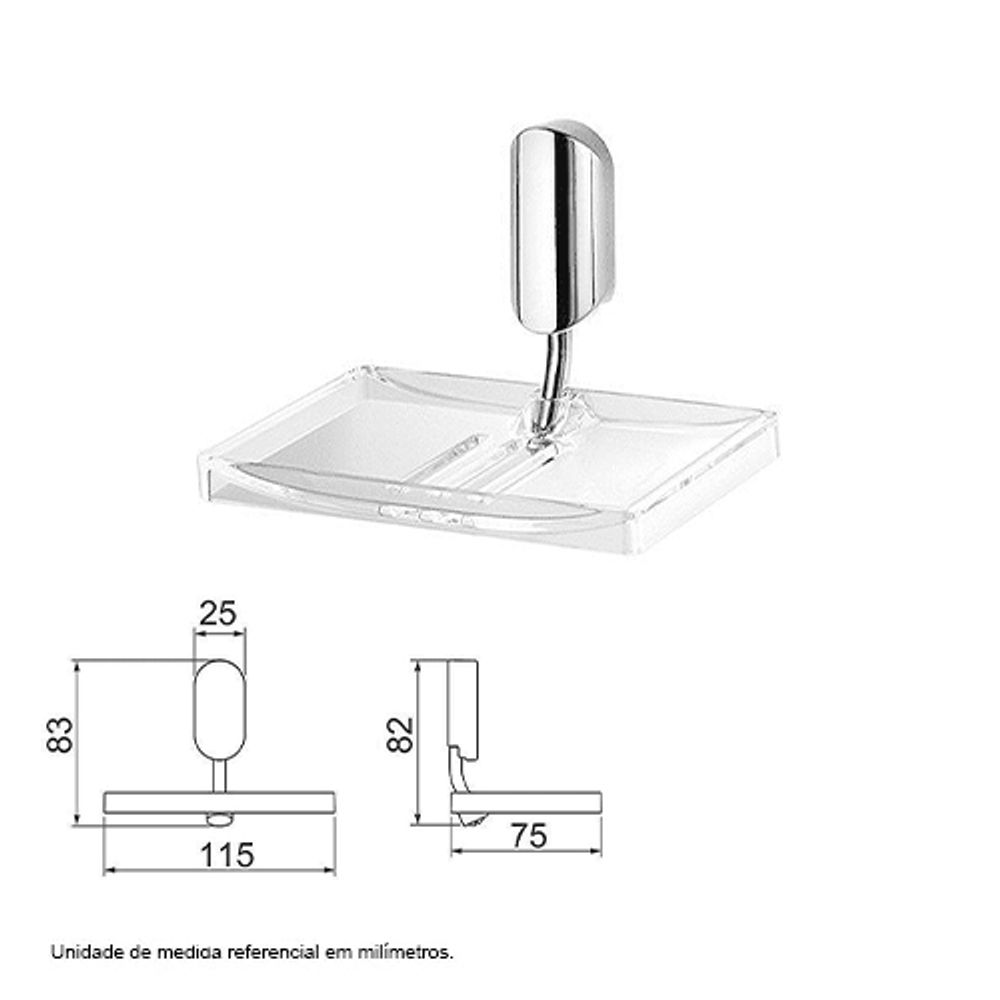 Kit-de-Acessorios-para-Banheiro-2000-C32-Cromado-5-Pecas---LORENZETTI