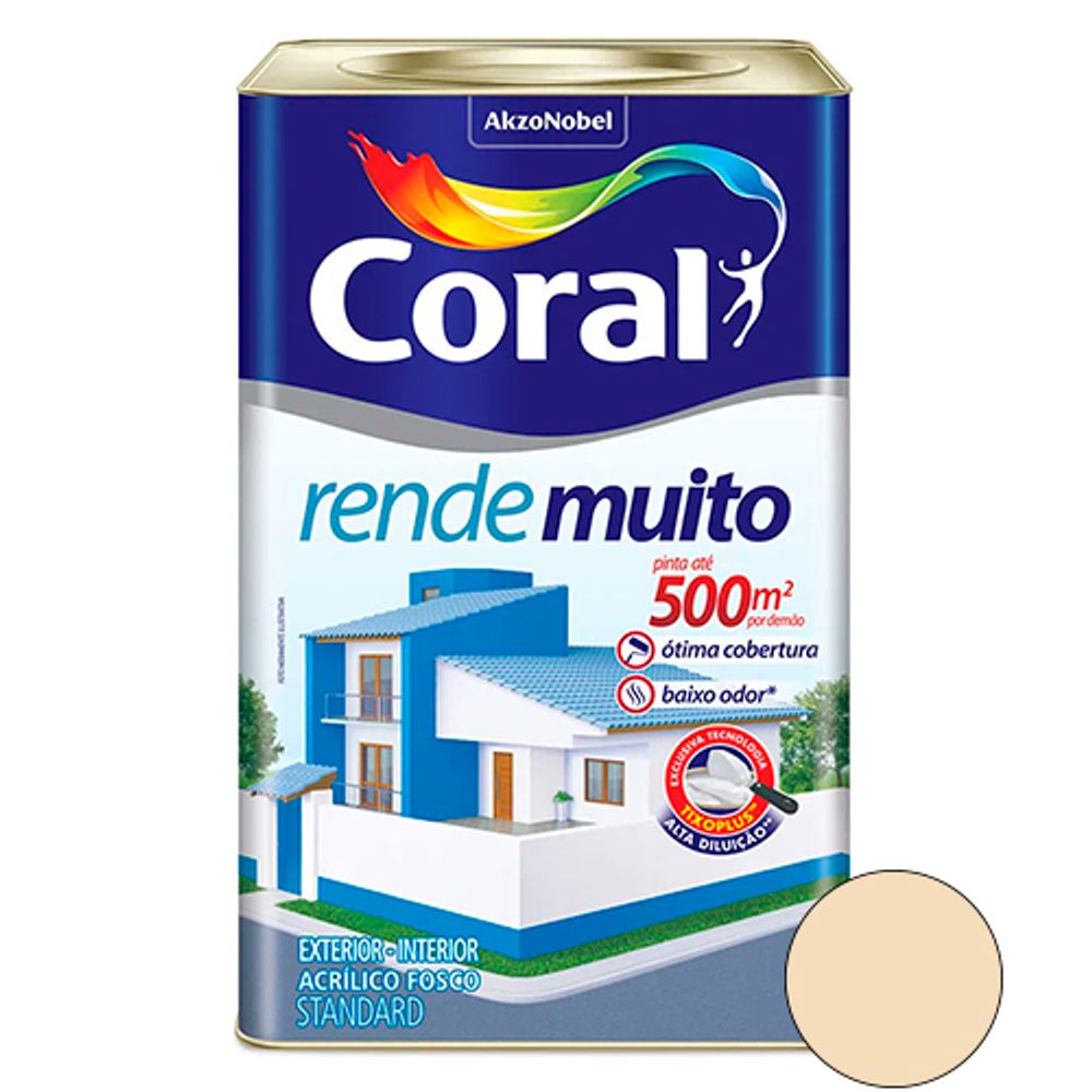 Tinta Muda Fácil Fosco Trevo da Sorte 3,6L Glasu! em oferta!