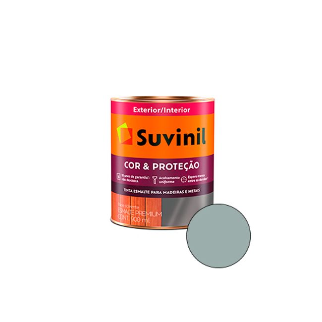 Tinta-Esmalte-Sintetico-Cor-e-Protecao-Cinza-Medio-Brilhante-900ml---SUVINIL