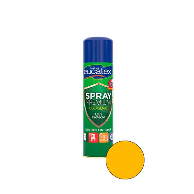 Tinta-Spray-Premium-Multiuso-Amarelo-400ml---EUCATEX