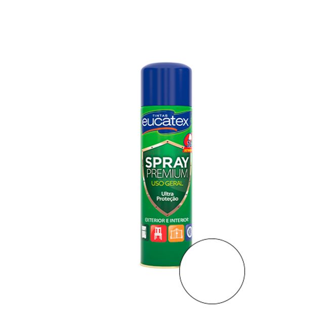 Tinta-Spray-Premium-Multiuso-Branco-Fosco-400ml---EUCATEX