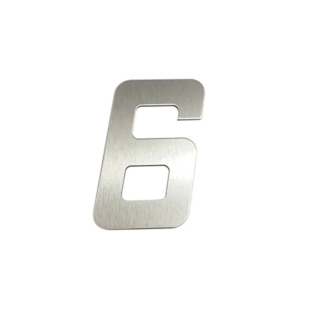 Numero-Residencial--6--em-Aco-Inox-15cm-Face-com-Fita-Dupla-Face---OINOX