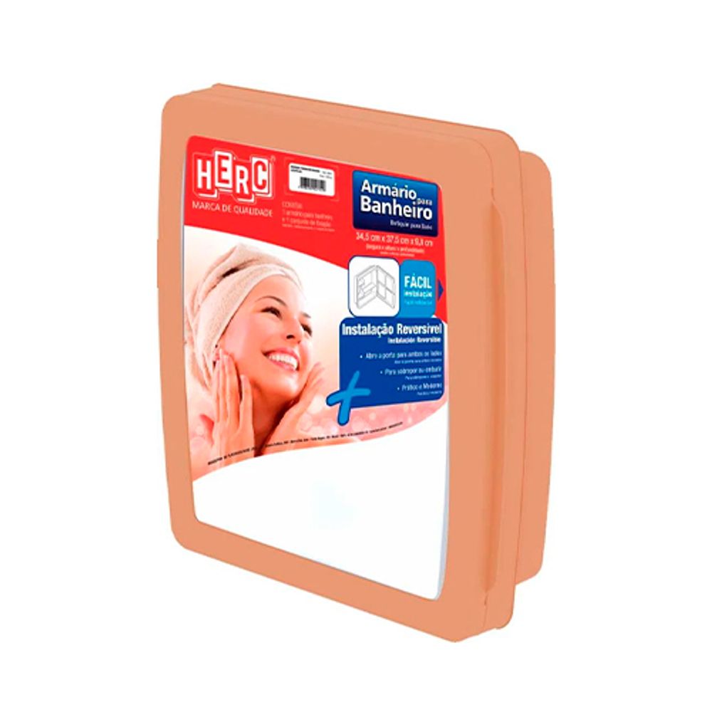 Armario-Plastico-para-Banheiro-2653-Bege---HERC