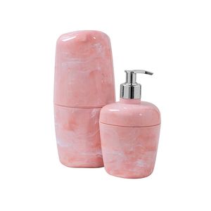 Kit-para-Banheiro-Rosa-Marmorizado-2-Pecas---ASTRA