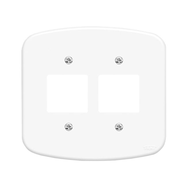 Placa-Horizontal-6-Postos-4x4-Blanc---FAME