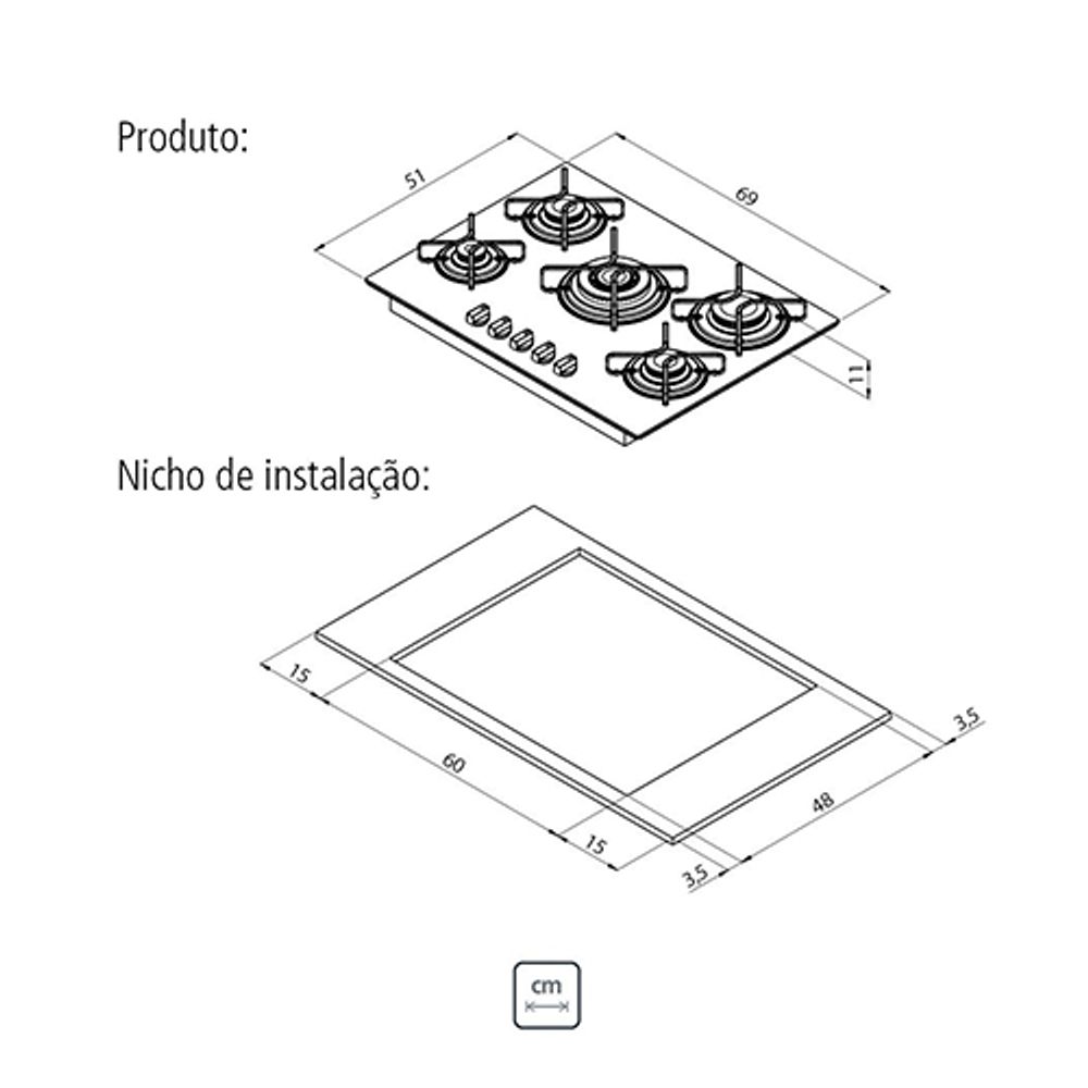 Cooktop-a-Gas-Penta-5-Queimadores-Bivolt---TRAMONTINA