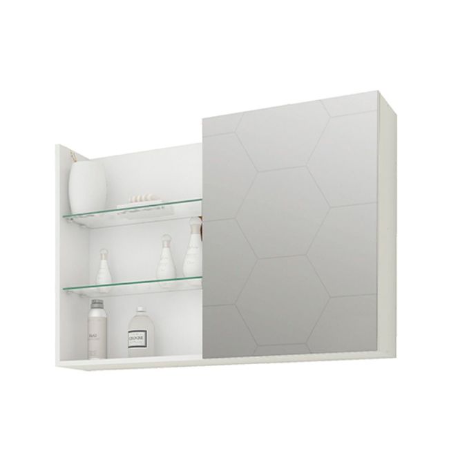 Espelheira-para-Banheiro-Jasmim-80cm-Branca---MGM-MOVEIS Espelheira-para-Banheiro-Jasmim-80cm-Branca---MGM-MOVEIS