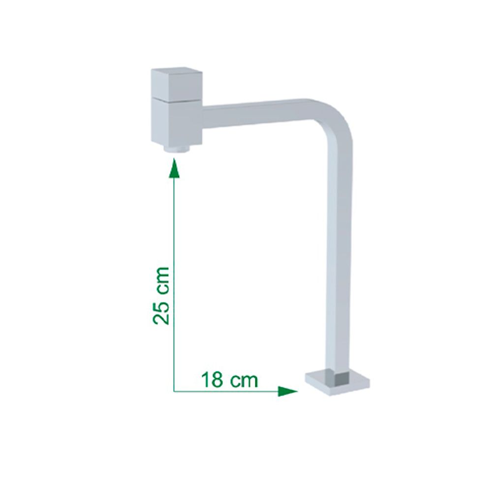 Torneira-de-Mesa-para-Lavatorios-e-Cozinhas-1051-C81-Cromada---METALPLAS