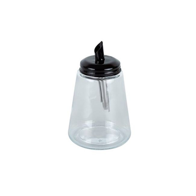 Acucareiro-Vidro-com-Canudo-Metal-250ml---BON-GOURMET