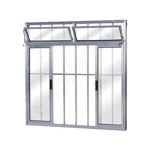Janela-de-Aluminio-Vidro-Liso-4-Folhas-com-Grade-e-Basculante-100x120cm---ESQUADROMIL