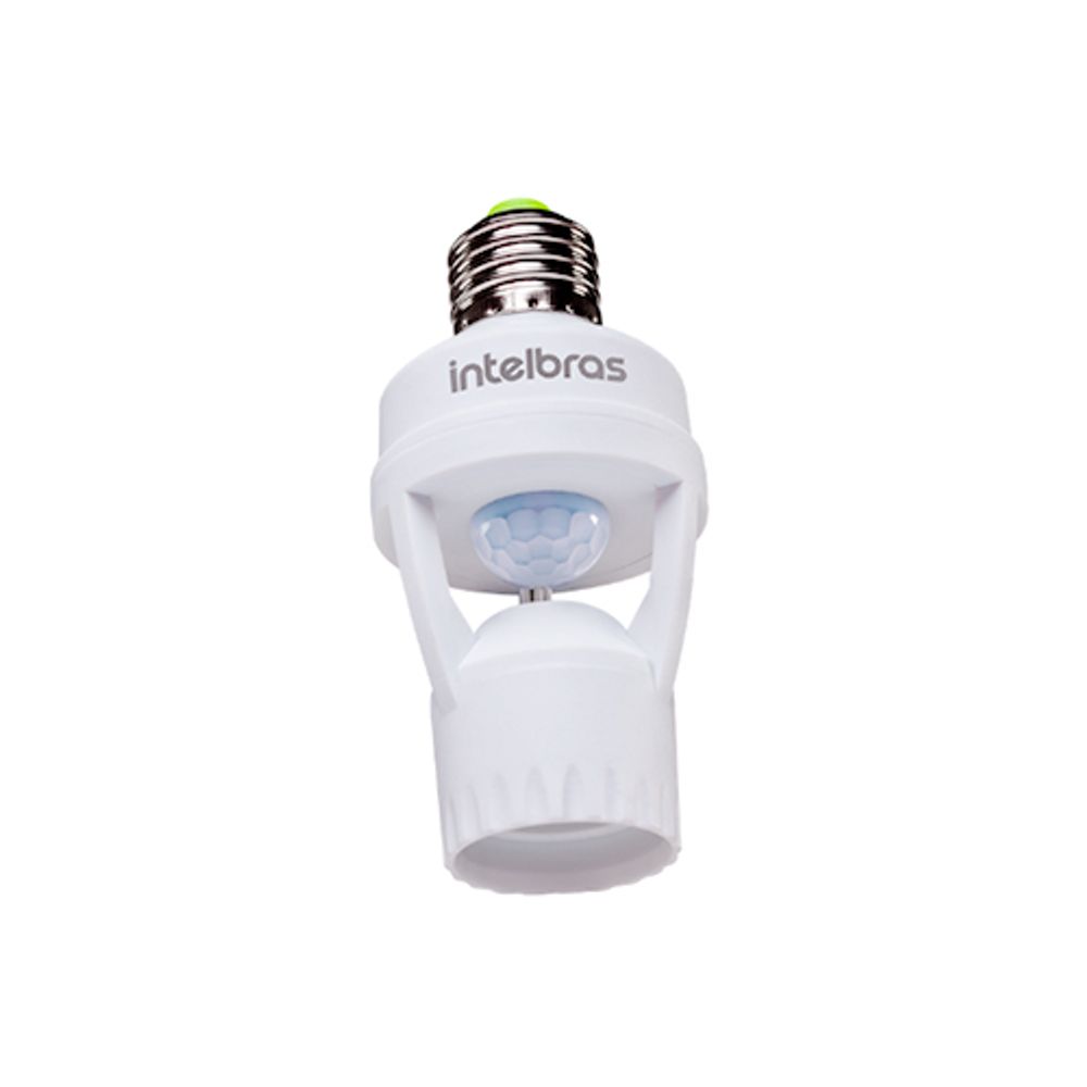 Sensor-de-Presenca-Fotocelula-360°-Com-Soquete-para-Lampada-E27---INTELBRAS