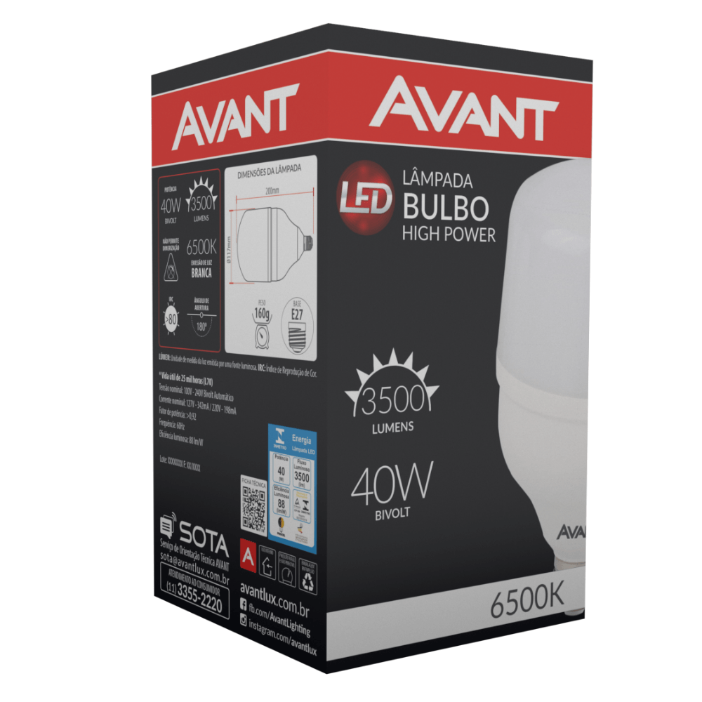 Lampada-Led-Bulbo-HP-40w-E27-Branco-Frio-6500k---AVANT