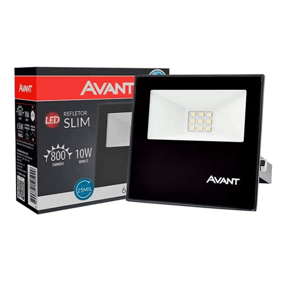 Refletor-Slim-LED-10W-Luz-Branca---AVANT