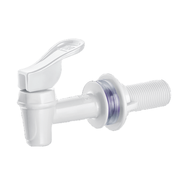 Torneira-para-Filtro-C--Acionamento-Superior-Automatico-Branco---HERC