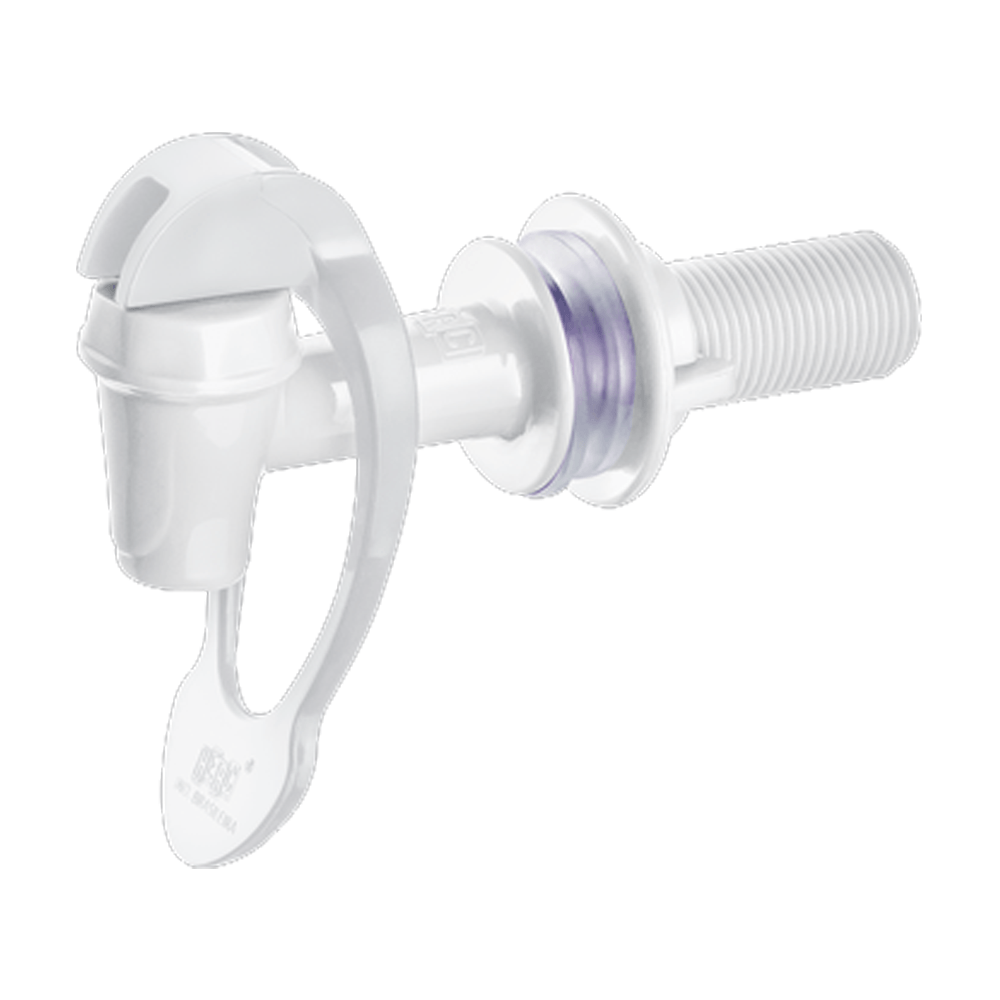 Torneira-para-Filtro-C--Acionamento-Inferior-Automatico-Branco---HERC