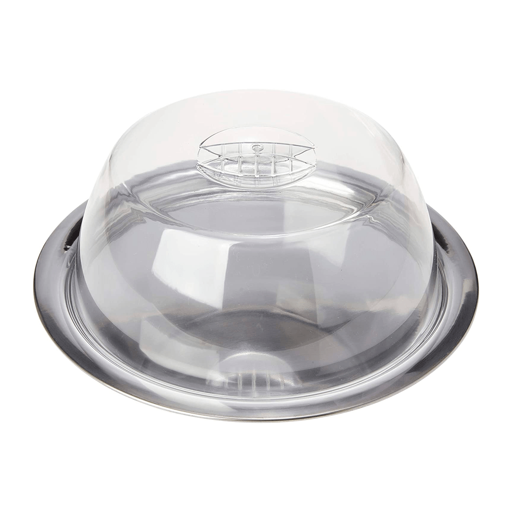Prato-para-Bolo-de-Aco-Inox-com-Tampa-de-Plastico-32x11cm---LYOR