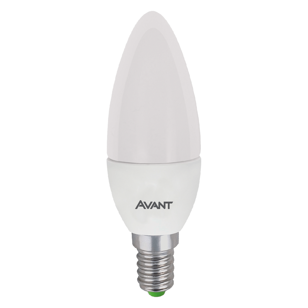 Lampada-LED-Vela-Leitosa-de-4W-3000K-E14-Bivolt---AVANT
