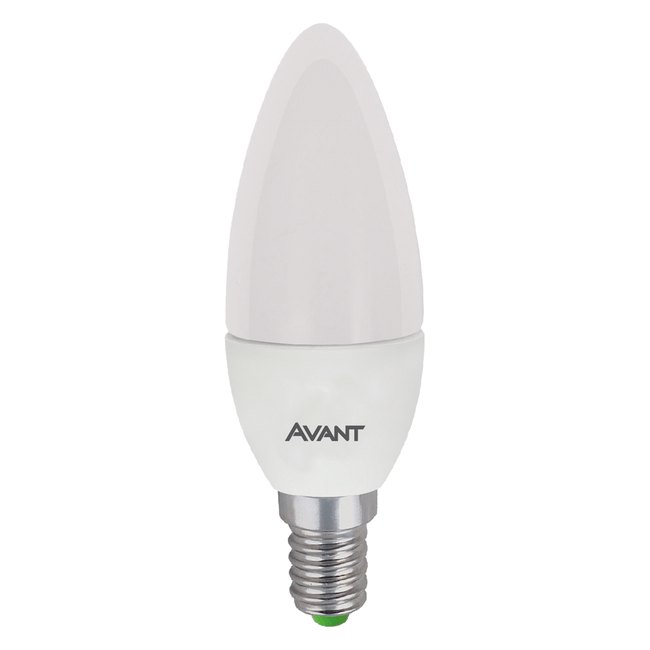 Lampada-LED-Vela-Leitosa-de-4W-3000K-E14-Bivolt---AVANT