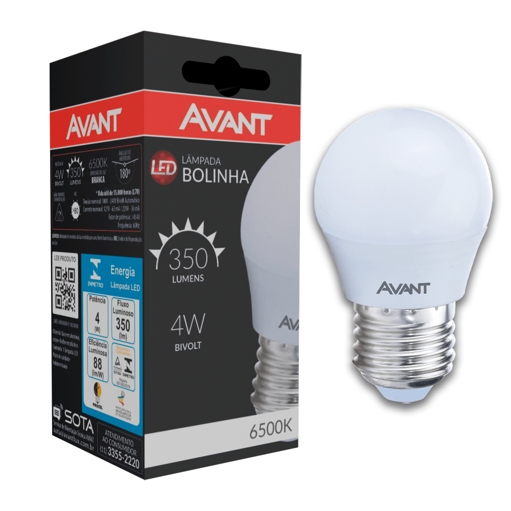 Lampada-LED-Branca-Bolinha-de-4W-6500K-Bivolt---AVANT