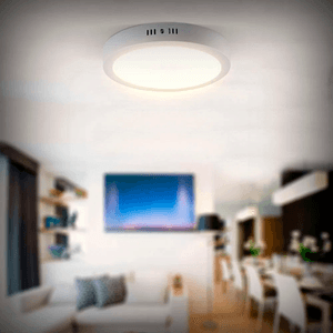 Painel-de-LED-para-Sobrepor-Redondo-de-12W-Luz-Branca---BRONZEARTE