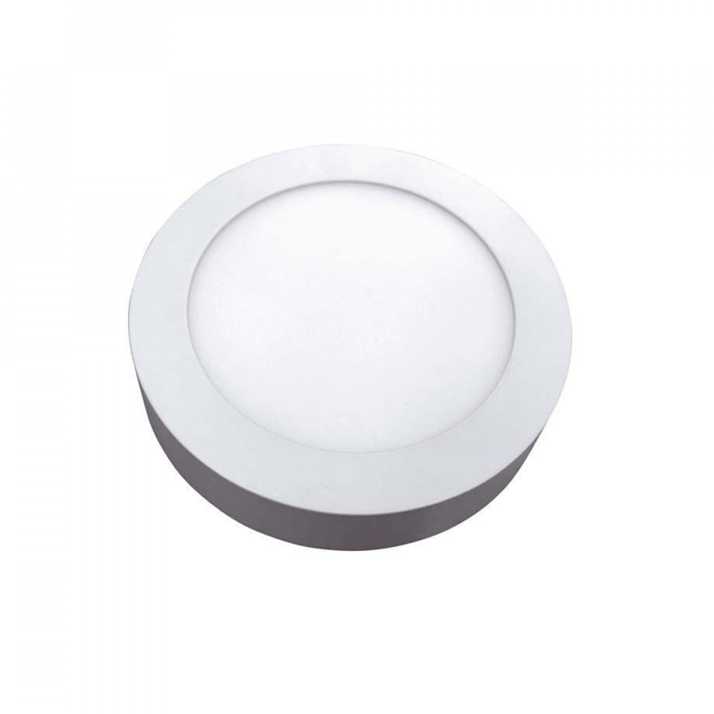 Painel-de-LED-para-Sobrepor-Redondo-de-12W-Luz-Branca---BRONZEARTE