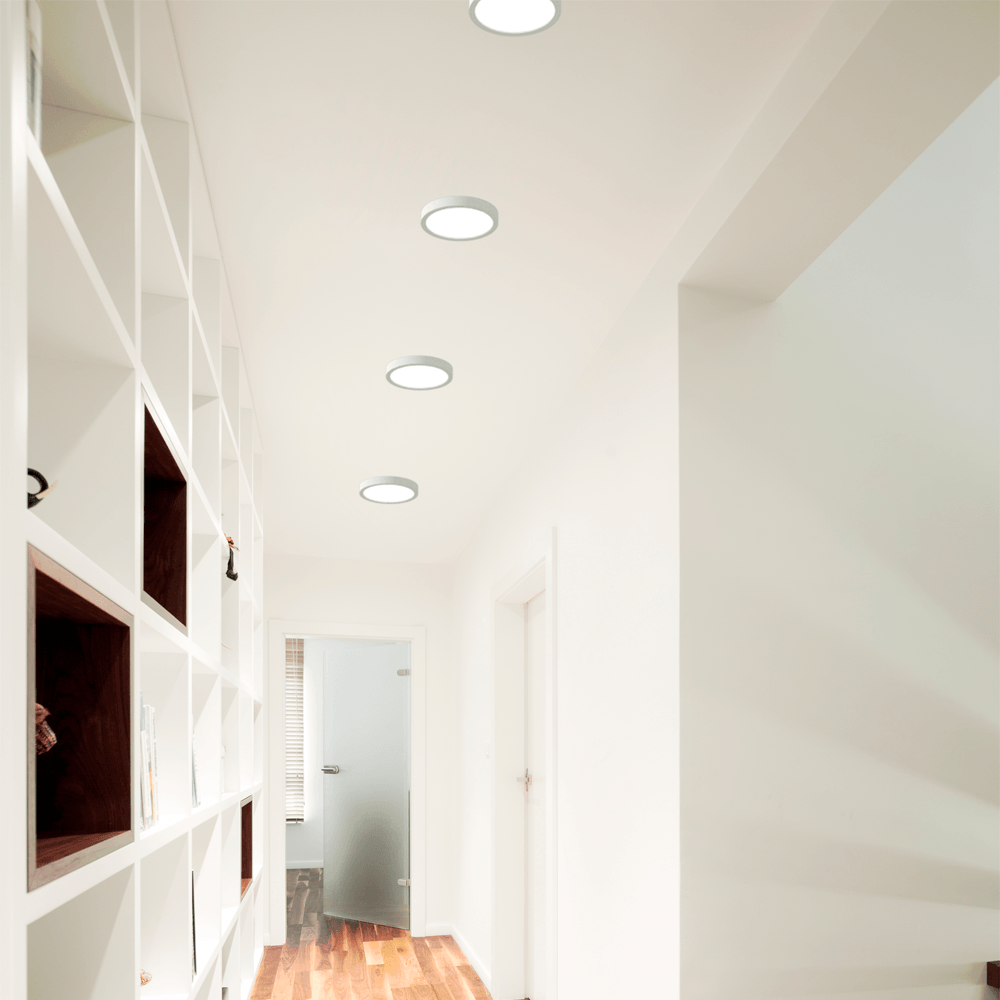 Painel-de-LED-para-Sobrepor-Redondo-de-24W-Luz-Amarela---AVANT