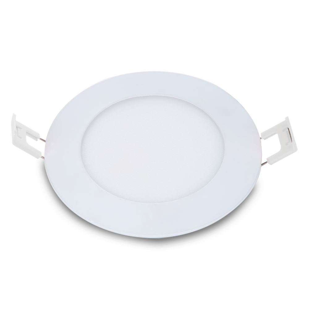 Painel-de-LED-para-Embutir-Redondo-de-6W-Luz-Amarela---AVANT
