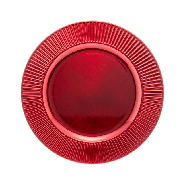 Sousplat-de-Plastico-Primer-Vermelho-33cm---LYOR