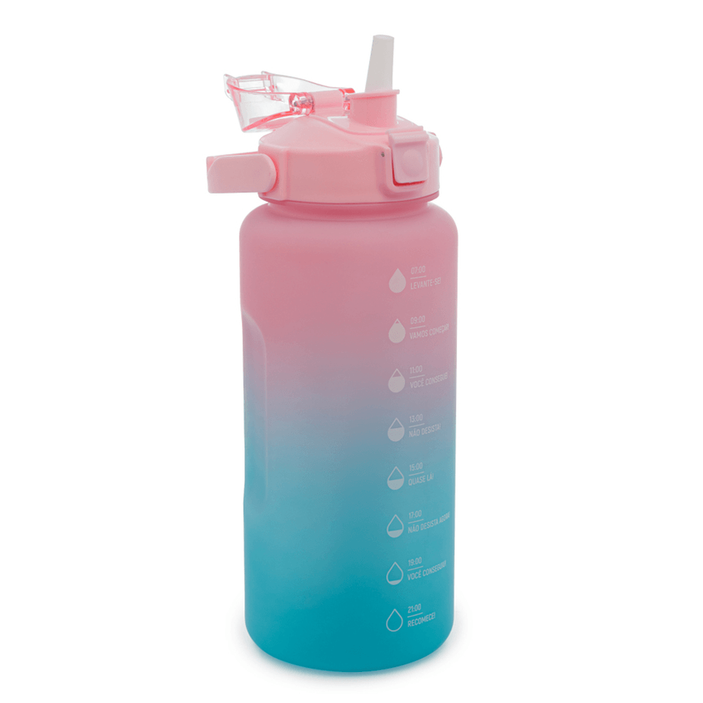 Garrafa-Squeeze-em-Policarbonato-Degrade-Rosa-e-Azul-2L---LYOR