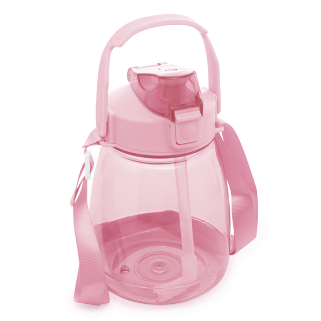 Garrafa-para-Agua-de-Policarbonato-com-Adesivo-e-Alca-Dupla-Rosa-12L---LYOR