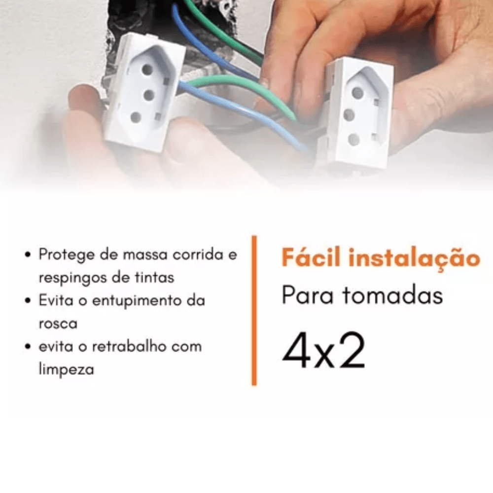 Salva-Tomada-4x2-C-10UN---SALVABRAS-Salva-Tomada-4x2-C-10un---SALVABRAS