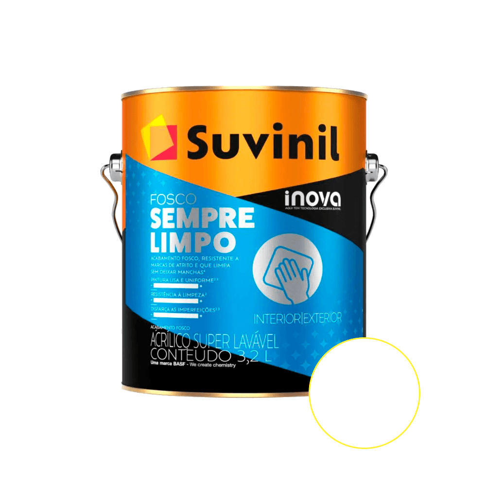 Tinta-Acrilica-Sempre-Limpo-Branco-Neve-Fosco-36-Litros---SUVINIL