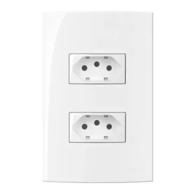 CONJ-2-TOM-2P-T-10A-250V-4X2-BR-SLEEK-MARGIRIUS---