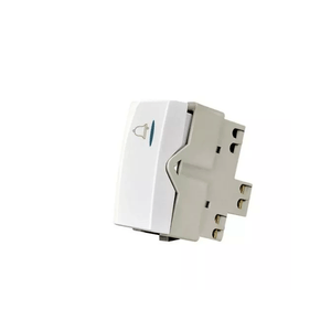 Placa-4x2-2-Postos-Horizontais-com-Suporte-Branco-Sleek---MARGIRIUS