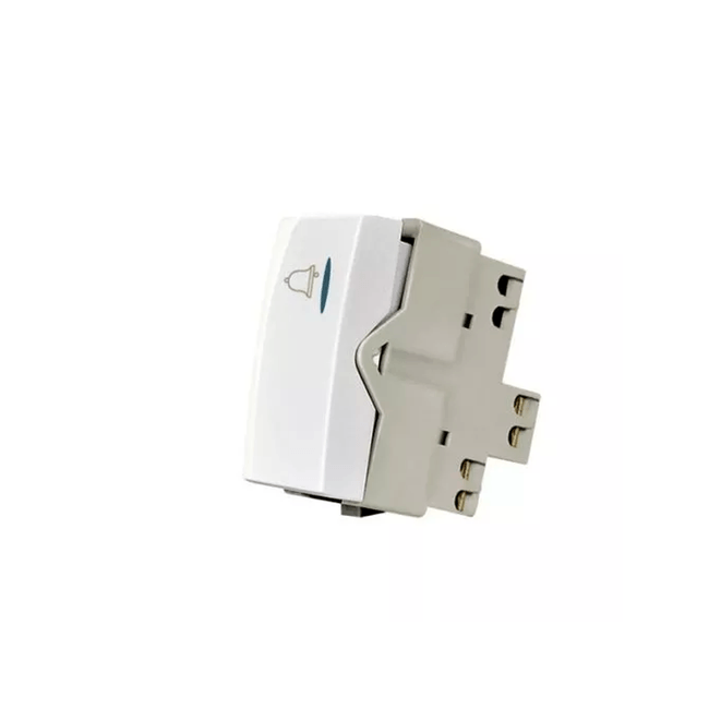 Placa-4x2-2-Postos-Horizontais-com-Suporte-Branco-Sleek---MARGIRIUS